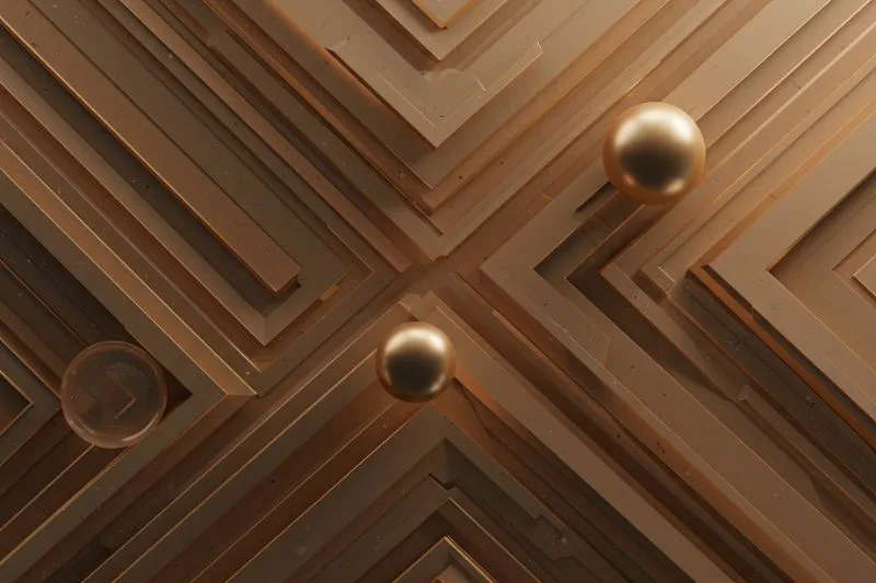Golden Geometric Wardrobe